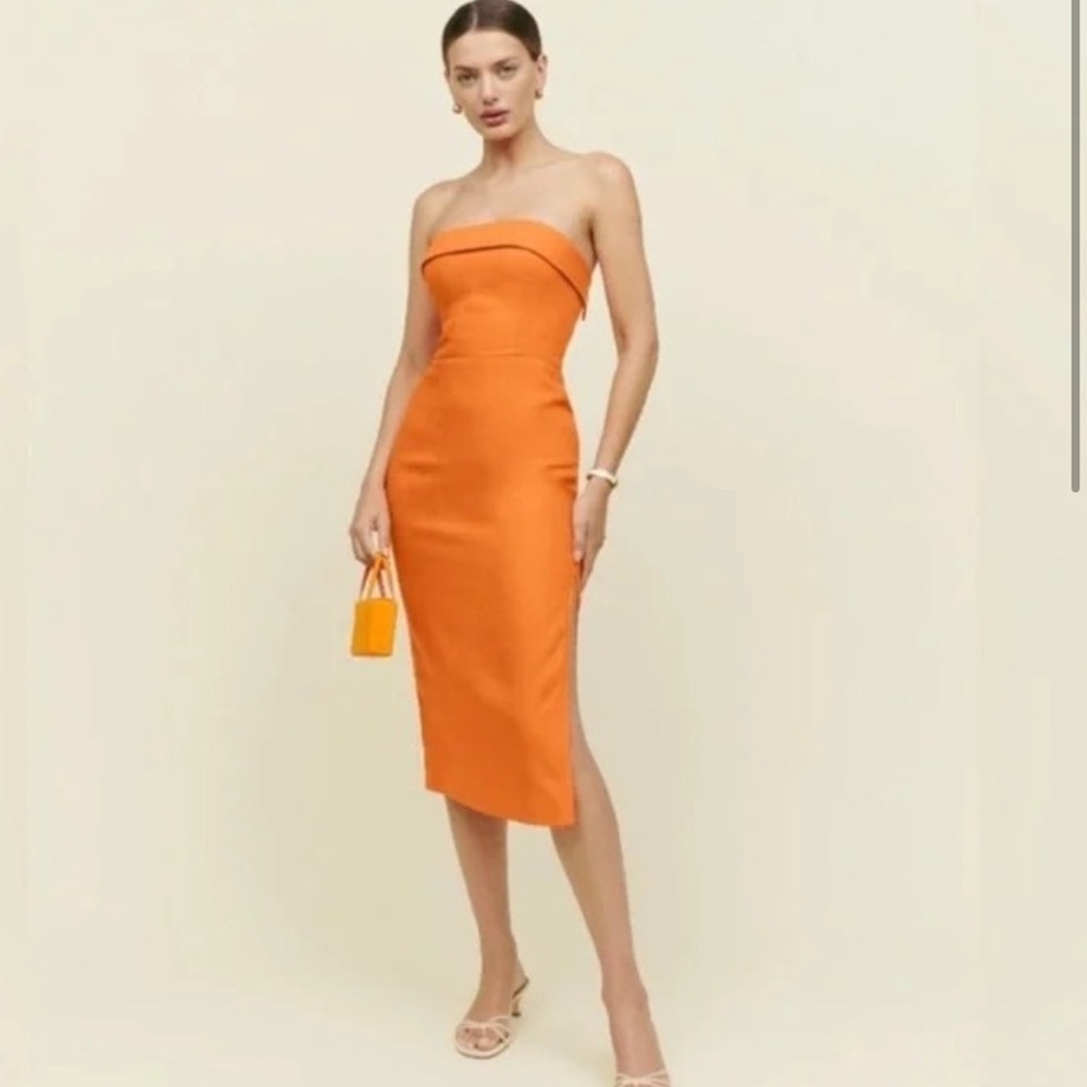 Reformation Marcella Linen Dress